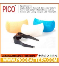 3 Color Pop-up Folding Flash Diffuser for Digital Camera BY PICO